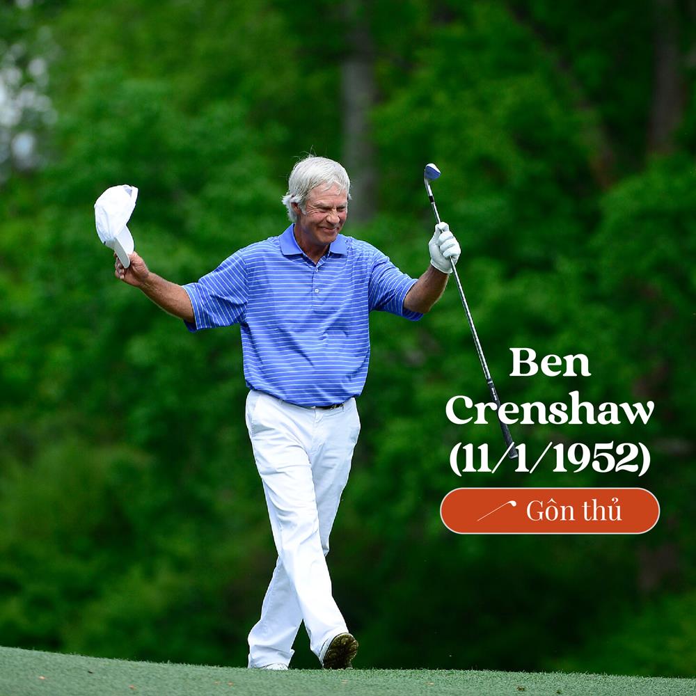 Ben Crenshaw: Huyền thoại golf 'ở hiền gặp lành'
