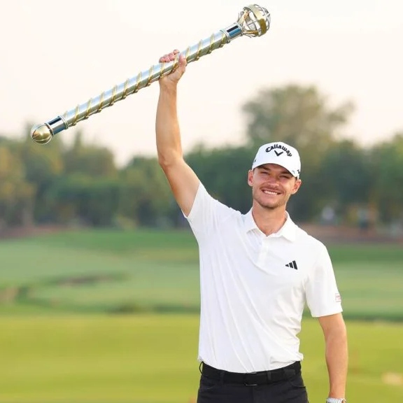 Nicolai Hojgaard ghi dấu ấn tại giải golf DP World Tour Championship