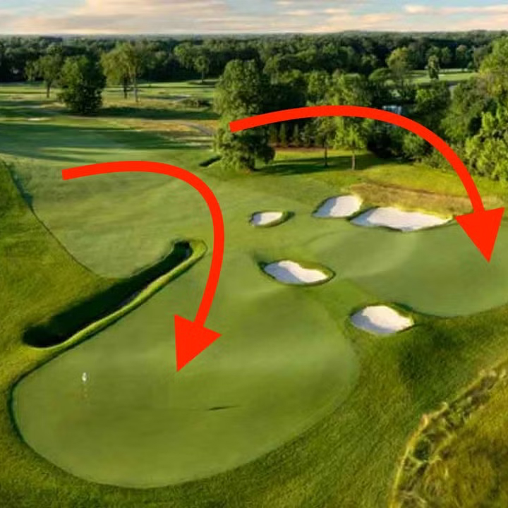 Lý do sân U.S. Open giữ lại hai 'green' trên một hố?