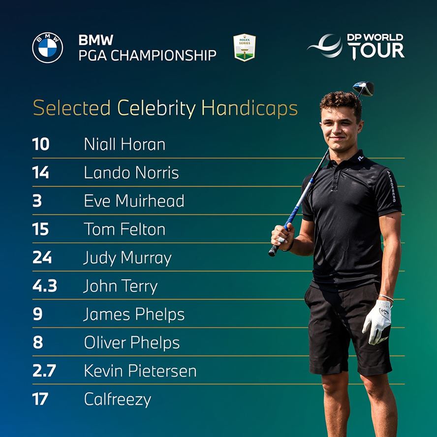 Những người nổi tiếng nào đang tham dự giải Pro-am BMW PGA Championship