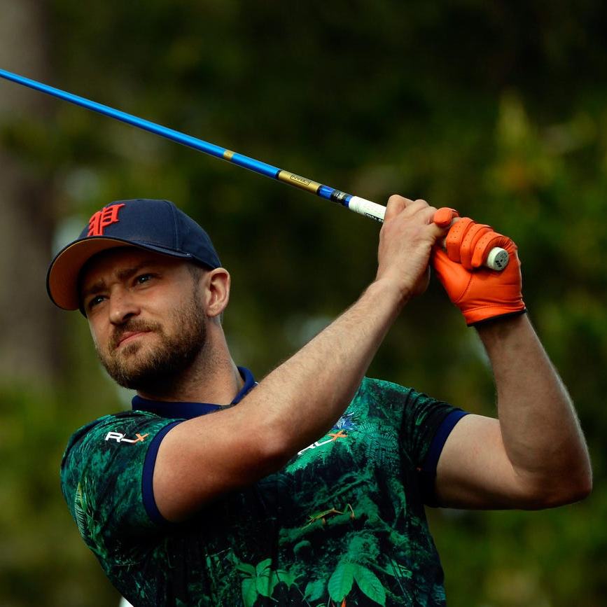 Justin Timberlake có nhiều tham vọng khi chơi golf