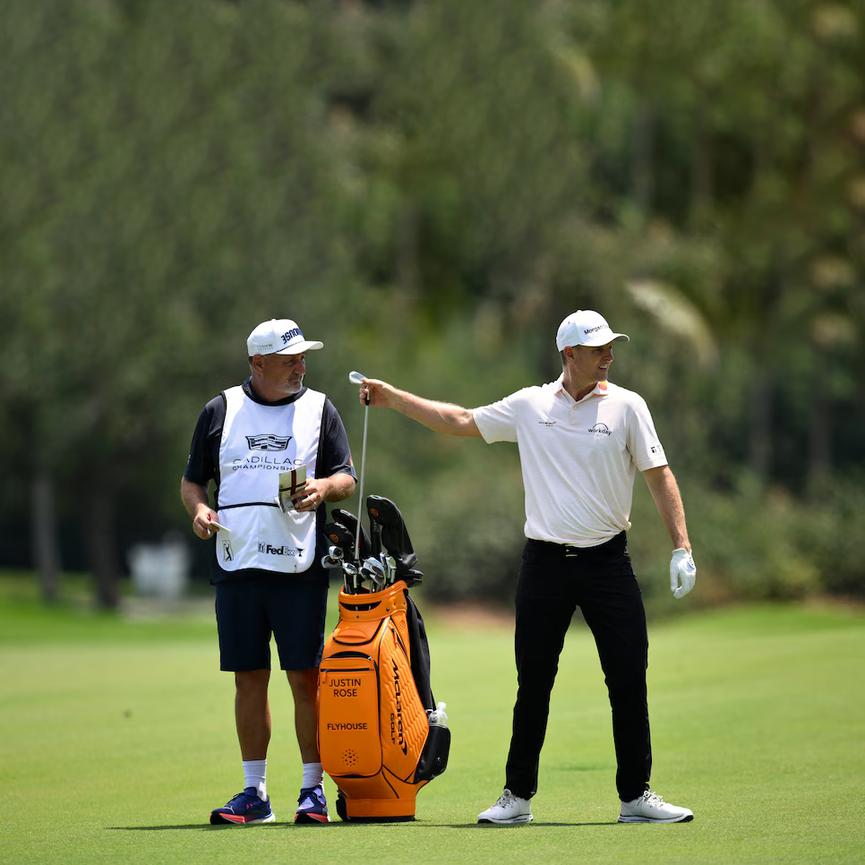 Justin Rose nói gì khi bị chê đánh tệ với bộ gậy sắt McLaren
