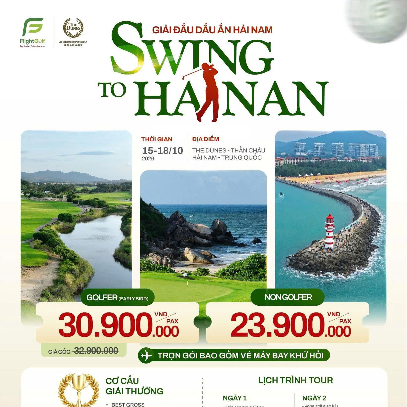 Swing to Hainan 2026: Hành trình golf quốc tế giữa biển xanh và những triền cát Hải Nam