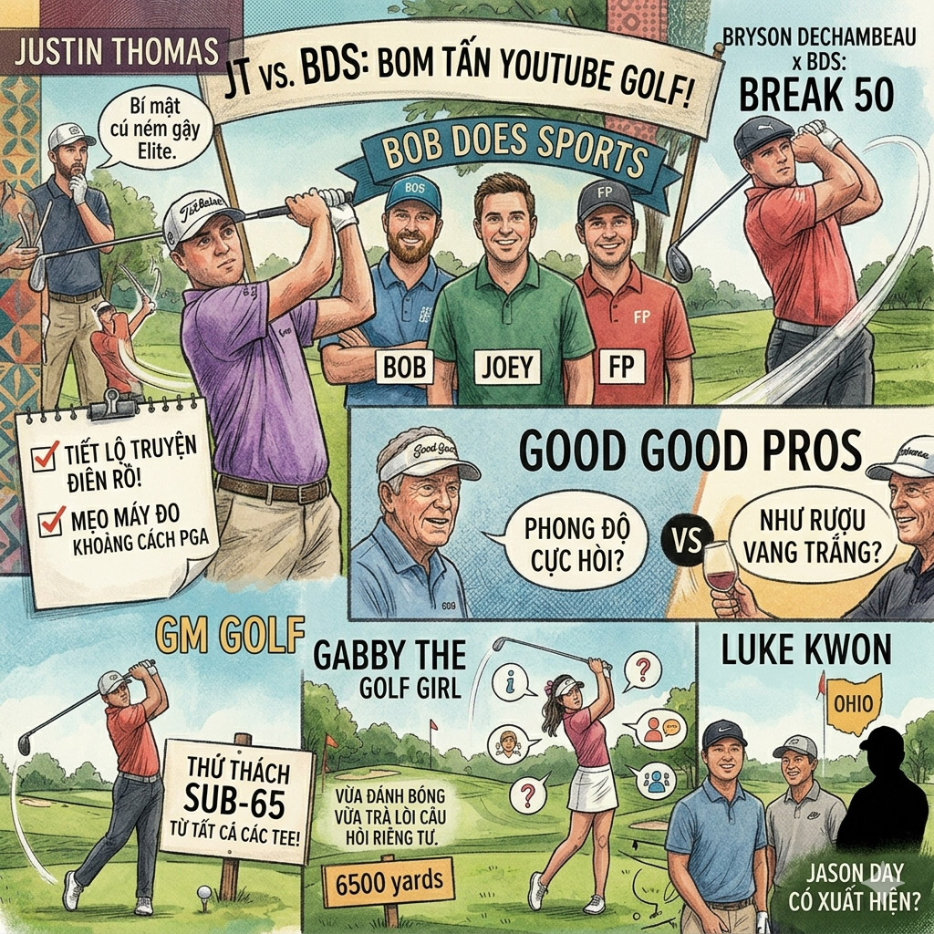 Bom tấn YouTube Golf gọi tên Bob Does Sports