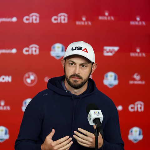 Cuối cùng cũng có chiếc mũ cho Patrick Cantlay tại giải Ryder Cup 2025