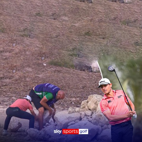 Tay golf DP World Tour và caddie tái hiện cảnh Tiger Woods tại Phoenix Open 1999