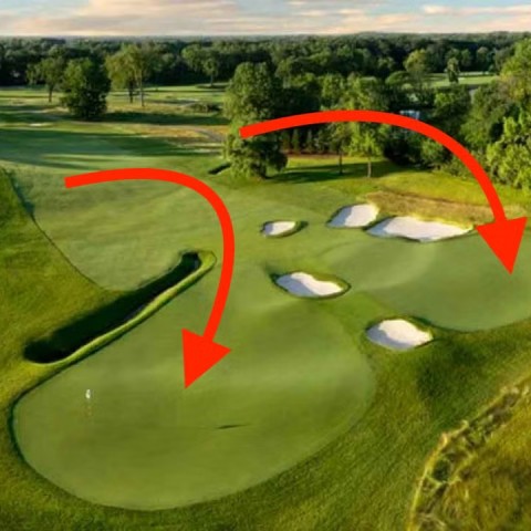 Lý do sân U.S. Open giữ lại hai 'green' trên một hố?