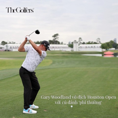 Những gì Gary Woodland thể hiện ở vòng cuối Houston Open được ví là 'phi thường'