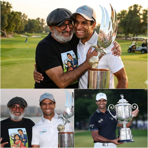 Bố Aaron Rai ngủ quên khi con trai vô địch PGA Championship