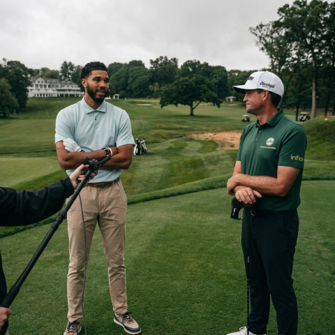 Celtics gây sốt khi dùng Golf công bố lịch thi đấu mới