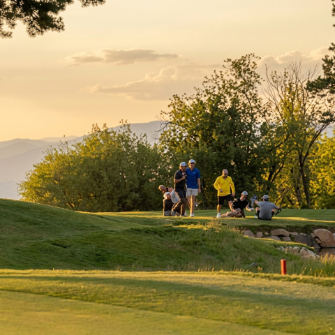 Hỗn chiến trên sân golf: Golfer dìm nhau xuống hồ nước