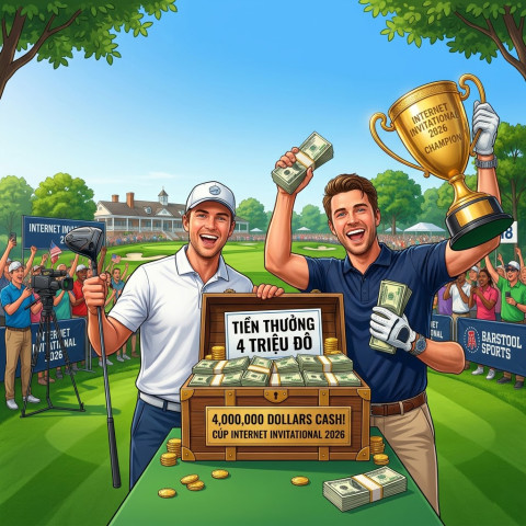 Barstool Sports chính thức xác nhận quỹ tiền thưởng tăng phi mã cho giải đấu Internet Invitational 2026