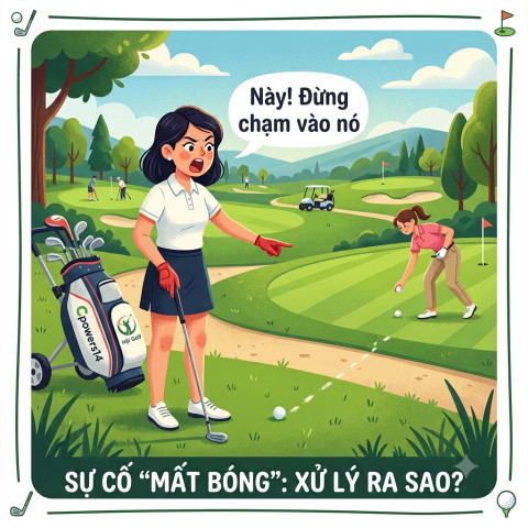 Vấn nạn 'cầm nhầm' bóng golf: Xử lý sao cho văn minh?