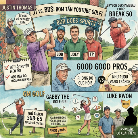 Bom tấn YouTube Golf gọi tên Bob Does Sports