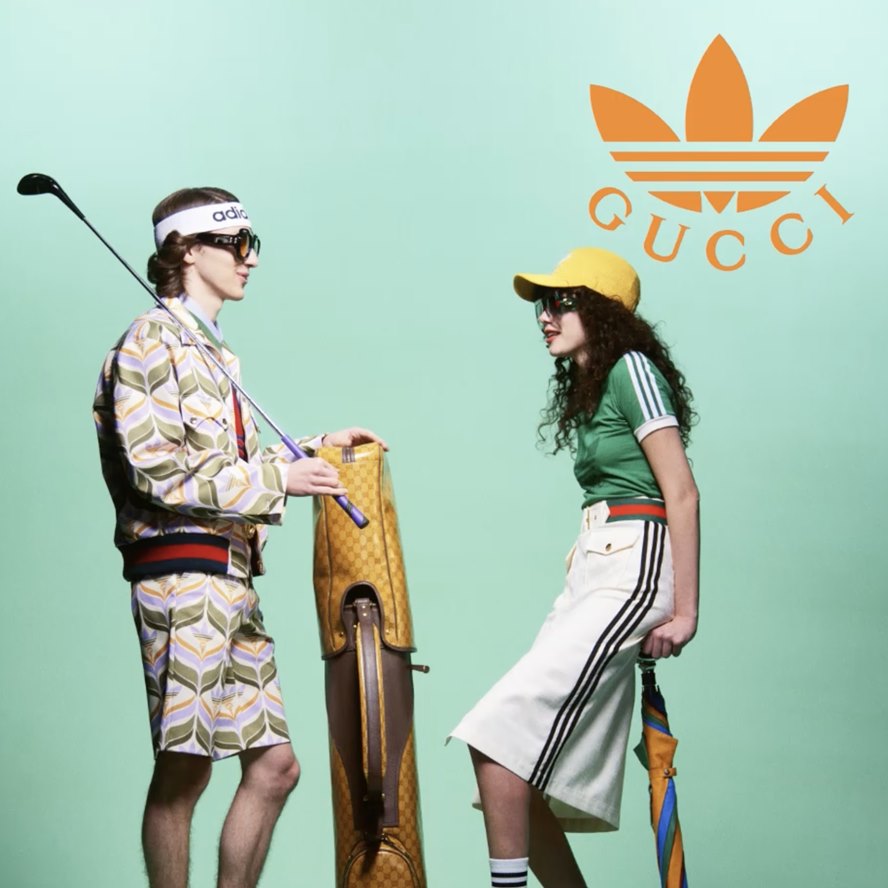 Adidas & Gucci kết hợp tung ra BST thời trang Golf sang trọng