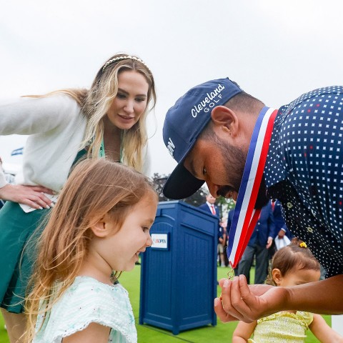 J.J. Spaun thừa nhận 'học lỏm' đường putt của Hovland để thắng U.S. Open